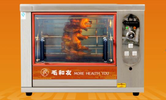 毛和友社区店依托小巧强悍烤箱设备解决烤鸡细分行业痛点